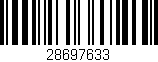 Código de barras (EAN, GTIN, SKU, ISBN): '28697633'