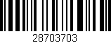 Código de barras (EAN, GTIN, SKU, ISBN): '28703703'