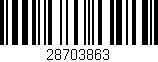 Código de barras (EAN, GTIN, SKU, ISBN): '28703863'