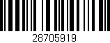 Código de barras (EAN, GTIN, SKU, ISBN): '28705919'