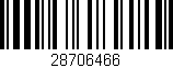 Código de barras (EAN, GTIN, SKU, ISBN): '28706466'