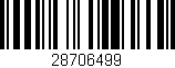 Código de barras (EAN, GTIN, SKU, ISBN): '28706499'