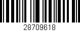 Código de barras (EAN, GTIN, SKU, ISBN): '28709618'