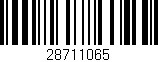 Código de barras (EAN, GTIN, SKU, ISBN): '28711065'