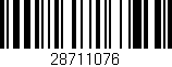 Código de barras (EAN, GTIN, SKU, ISBN): '28711076'