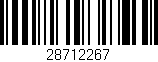 Código de barras (EAN, GTIN, SKU, ISBN): '28712267'
