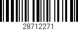 Código de barras (EAN, GTIN, SKU, ISBN): '28712271'