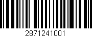 Código de barras (EAN, GTIN, SKU, ISBN): '2871241001'