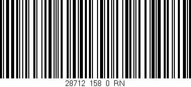 Código de barras (EAN, GTIN, SKU, ISBN): '28712_158_0_RN'