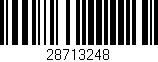 Código de barras (EAN, GTIN, SKU, ISBN): '28713248'