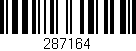 Código de barras (EAN, GTIN, SKU, ISBN): '287164'
