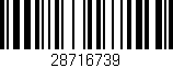 Código de barras (EAN, GTIN, SKU, ISBN): '28716739'