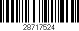 Código de barras (EAN, GTIN, SKU, ISBN): '28717524'