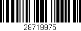 Código de barras (EAN, GTIN, SKU, ISBN): '28719975'