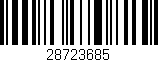 Código de barras (EAN, GTIN, SKU, ISBN): '28723685'