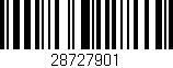 Código de barras (EAN, GTIN, SKU, ISBN): '28727901'