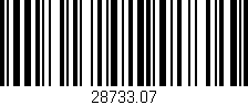 Código de barras (EAN, GTIN, SKU, ISBN): '28733.07'