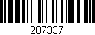 Código de barras (EAN, GTIN, SKU, ISBN): '287337'