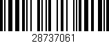 Código de barras (EAN, GTIN, SKU, ISBN): '28737061'