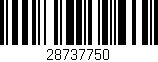 Código de barras (EAN, GTIN, SKU, ISBN): '28737750'