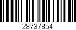 Código de barras (EAN, GTIN, SKU, ISBN): '28737854'