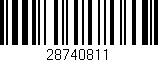 Código de barras (EAN, GTIN, SKU, ISBN): '28740811'