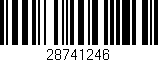 Código de barras (EAN, GTIN, SKU, ISBN): '28741246'