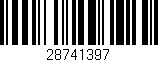 Código de barras (EAN, GTIN, SKU, ISBN): '28741397'