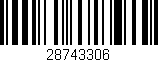 Código de barras (EAN, GTIN, SKU, ISBN): '28743306'