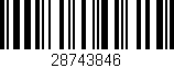 Código de barras (EAN, GTIN, SKU, ISBN): '28743846'