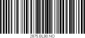 Código de barras (EAN, GTIN, SKU, ISBN): '2875.BL90.NO'
