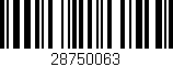 Código de barras (EAN, GTIN, SKU, ISBN): '28750063'