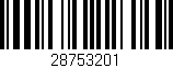 Código de barras (EAN, GTIN, SKU, ISBN): '28753201'