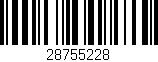 Código de barras (EAN, GTIN, SKU, ISBN): '28755228'
