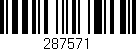 Código de barras (EAN, GTIN, SKU, ISBN): '287571'