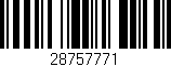 Código de barras (EAN, GTIN, SKU, ISBN): '28757771'