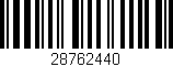 Código de barras (EAN, GTIN, SKU, ISBN): '28762440'