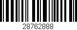 Código de barras (EAN, GTIN, SKU, ISBN): '28762888'