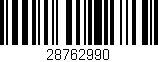 Código de barras (EAN, GTIN, SKU, ISBN): '28762990'