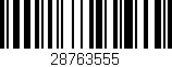 Código de barras (EAN, GTIN, SKU, ISBN): '28763555'