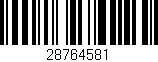 Código de barras (EAN, GTIN, SKU, ISBN): '28764581'