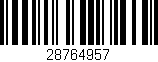 Código de barras (EAN, GTIN, SKU, ISBN): '28764957'