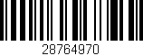 Código de barras (EAN, GTIN, SKU, ISBN): '28764970'