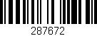 Código de barras (EAN, GTIN, SKU, ISBN): '287672'
