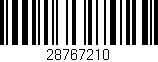 Código de barras (EAN, GTIN, SKU, ISBN): '28767210'