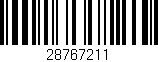 Código de barras (EAN, GTIN, SKU, ISBN): '28767211'