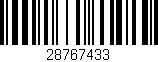 Código de barras (EAN, GTIN, SKU, ISBN): '28767433'