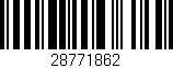 Código de barras (EAN, GTIN, SKU, ISBN): '28771862'