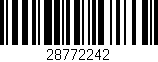 Código de barras (EAN, GTIN, SKU, ISBN): '28772242'