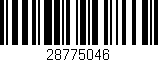 Código de barras (EAN, GTIN, SKU, ISBN): '28775046'